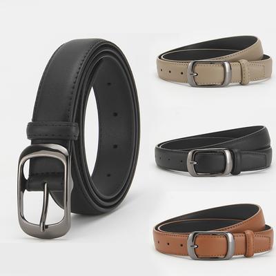 Women's Genuine Leather Belt Cowhide Belt Women's Versatile Decoration Business Casual Simple Fashion Belt High End