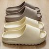 Comwarm Mens Stylish Summertime Slide Shoes Soft Eva Thick-Soled Sandal Shoes Bathroom Slides Anti-Skid Beach Slides Coconut Slide Shoes