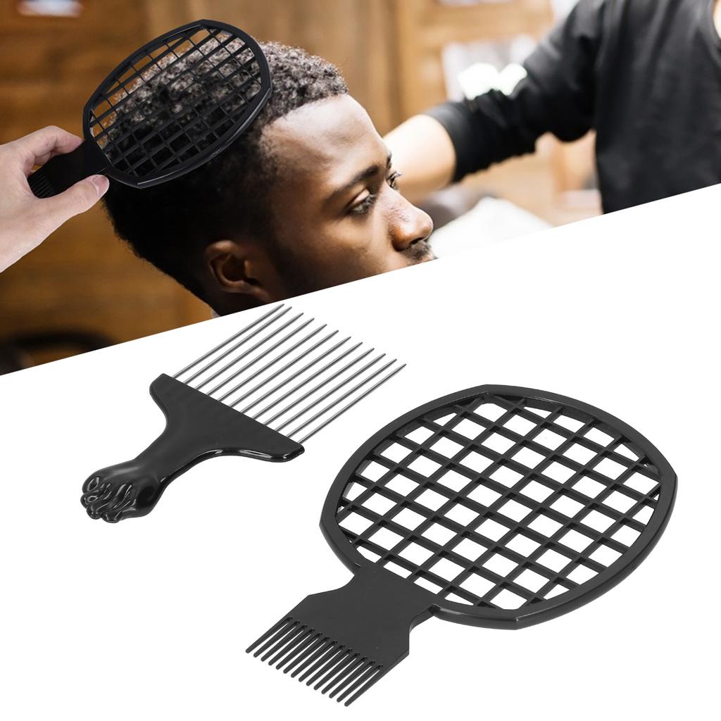 Hair Pick Comb Fist Wide Teeth Afro Twist Comb Barber Hairdressing Tool for Hair Salon