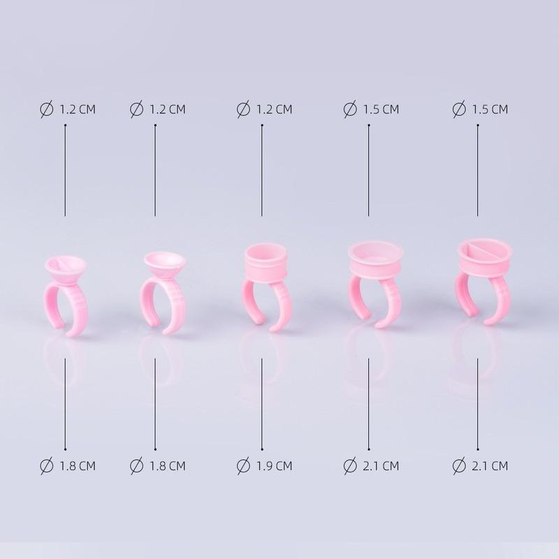 100Pcs Disposable Tattoo Ink Caps Pink Tattoo Ring Ink Cup For Tattoo Needle Supplies Accessorie Makeup Tattoo Tools