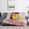 Candy Candy Anime Manga Blankets Soft Warm Flannel Throw Blanket Plush for Bed Living Room Picnic Travel Home Couch