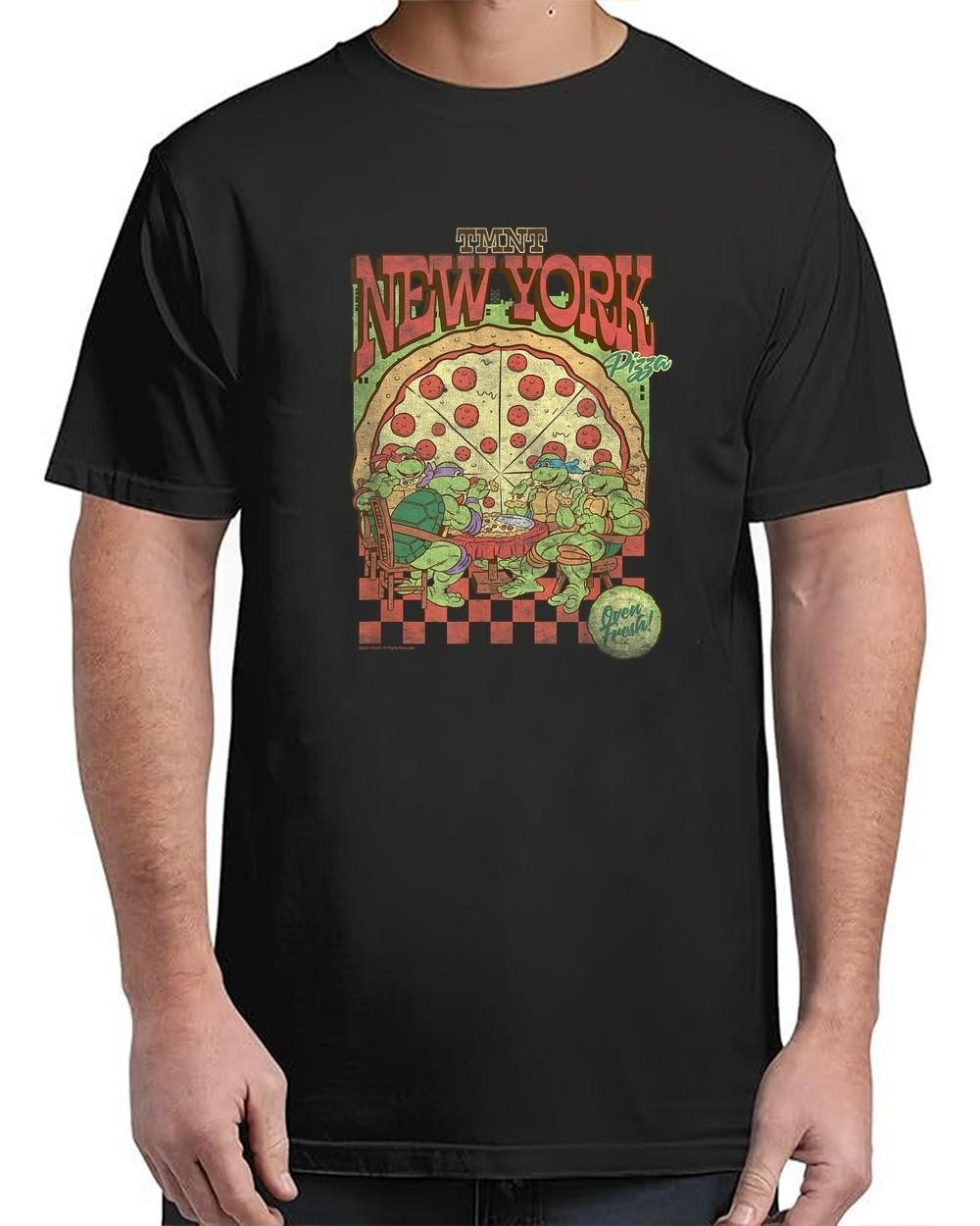 Teenage Mutant Ninja Turtles TMNT New York Pizza Retro Funny Adult S-4XL T-Shirt XXL
