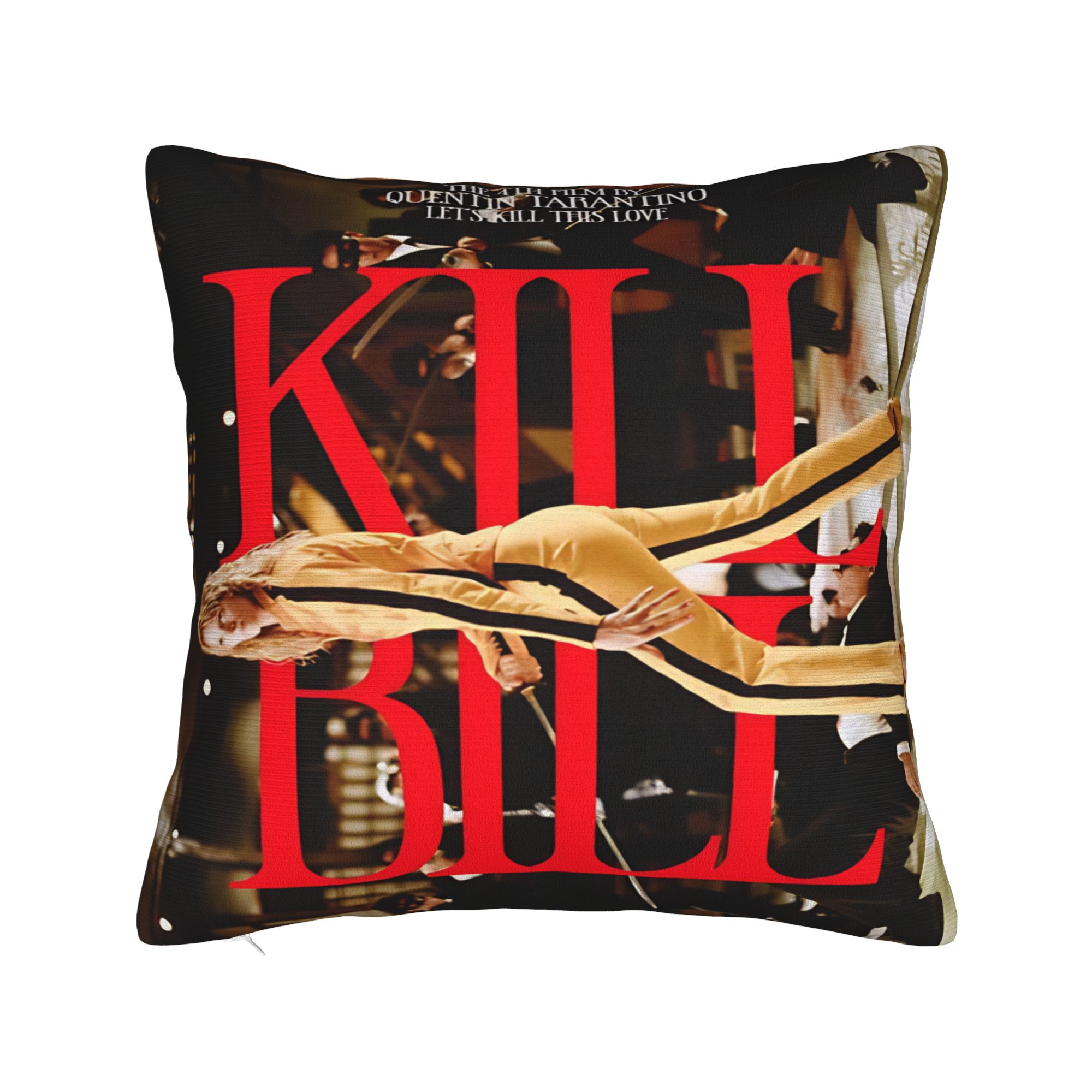 

Kill Bill Art Pillowcases Cute Funny Pillow Case For Sofa Couch Bed Living Room Comfy Pillow Cover 12x12Inch