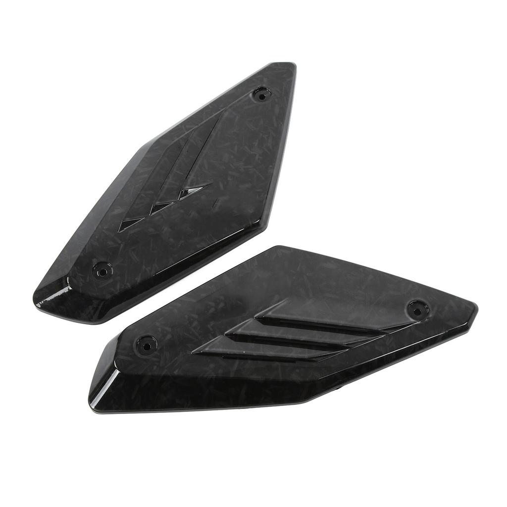 2PCS Motorcycle Side Panel Air Intake Cover Guard Protection Replacement for CB650R 2019 2020 2021Bamboo Charcoal