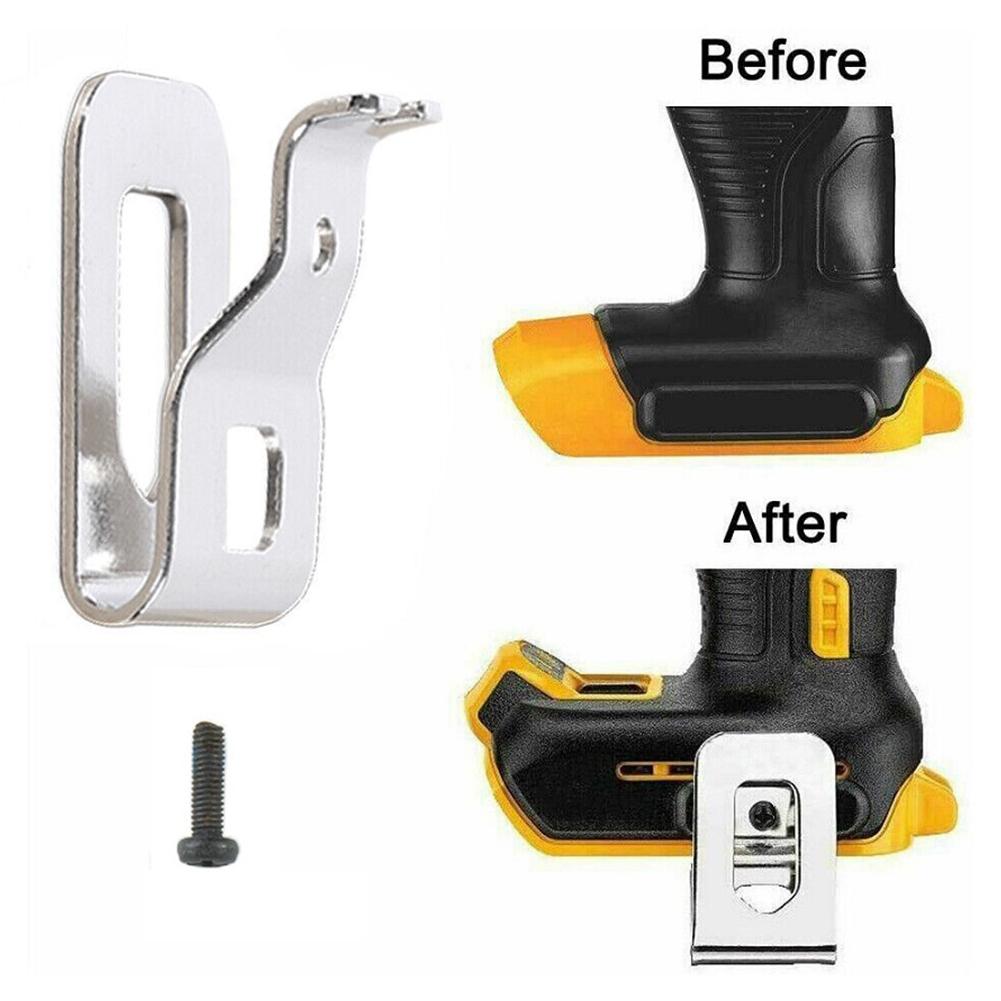For Drill Driver Belt Clip Electric Drill 6pcs DCD980 Power Tools Silver