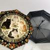 1PC Floral Pattern Cats Umbrella-8-Rib Reinforced, Automatic Open, Lightweight & Durable, Cute Fashion Accessory for Outdoor-K1257