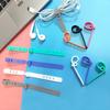 Silicone Cable Winder Organizer 20pcs Reusable Cord Management Straps Charging Wire Tie Arranger for Desk Home