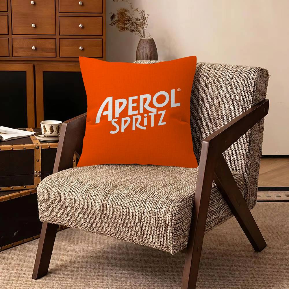 Fashion art Brand Decorative Room Aesthetics Pillow Case Home Decor Bedroom Sofa Bed Pillow Cover x AAperol SSpritz