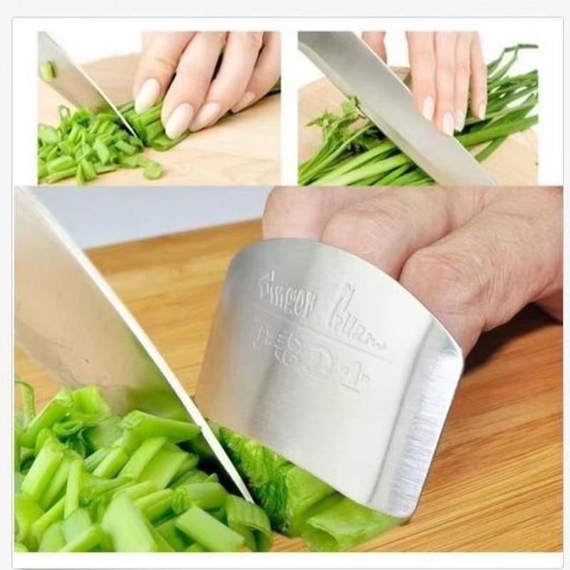 Stainless Steel Finger Hand Protector Kitchen Tool Vegetable Chopping Hand Guard