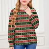 Christmas Day Sweatshirts For Children Boys And Girls Knit Sweater Cute Shirt Fall Crewneck Pullover Tops