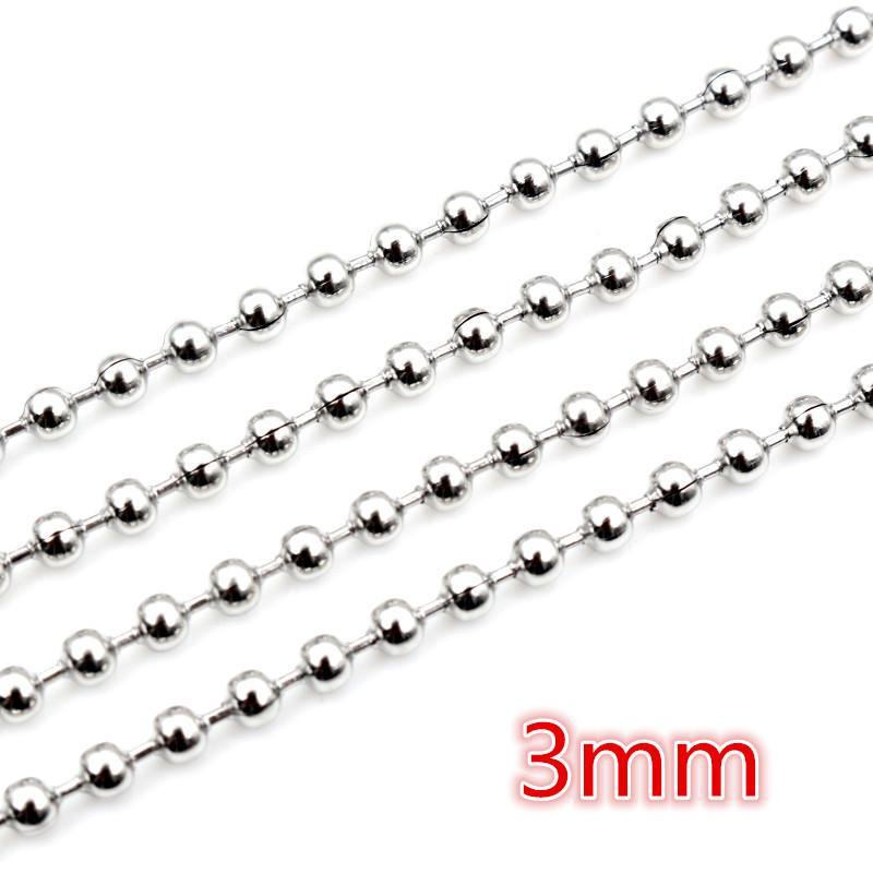 5 Meters/Lot Never Fade Stainless Steel Multi Styles Necklace Chains For DIY Jewelry Making Findings Accessories Handmade