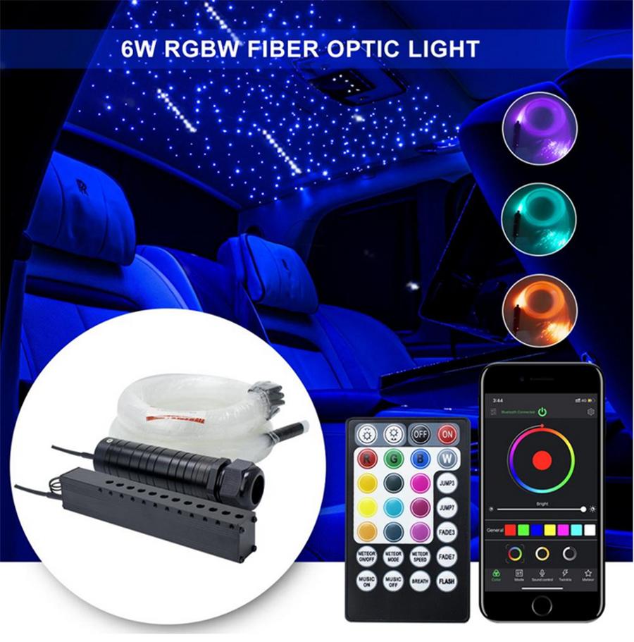 Car Fiber Optic Light RGBW Ceiling Star Light Shooting Meteor Effect APP Control