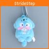 Hanton Ugly Fish Cross Dressing Otter Hold Shell Plush Pendant Doll Keychain