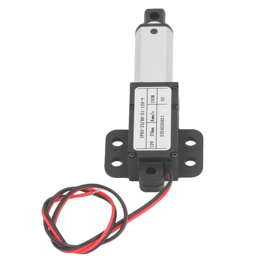 Electric Linear Actuator 20mm Stroke 150N IPX4 Linear Actuator Motor for Home Automation Lifting Wor