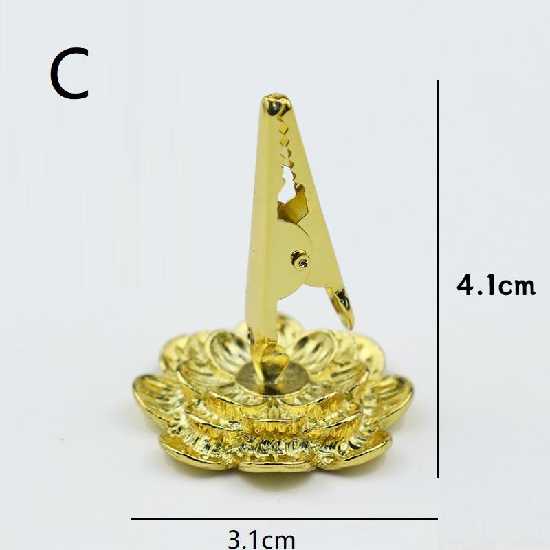 1/4 Stuks Wierookstokhouder Mini Lotus Geurclip Wierookbrander Kegels Rokerige Theehuis Sandelhout Spiraalbasis Woondecoratie