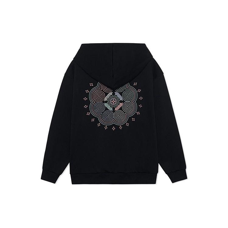 Li-Ning SS22 Stylish Loose Hoodie 'Black' Men's AWDS220-1