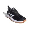 Adidas Essence Indoor Shock Absorbing Non-Slip Low-Top Badminton Shoes Unisex Shoes Black White FU8397