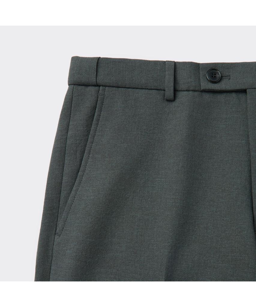 Keoseuuteommellou Gray Regular Fit Textured Setup Pants Cwpam26401Gyd
