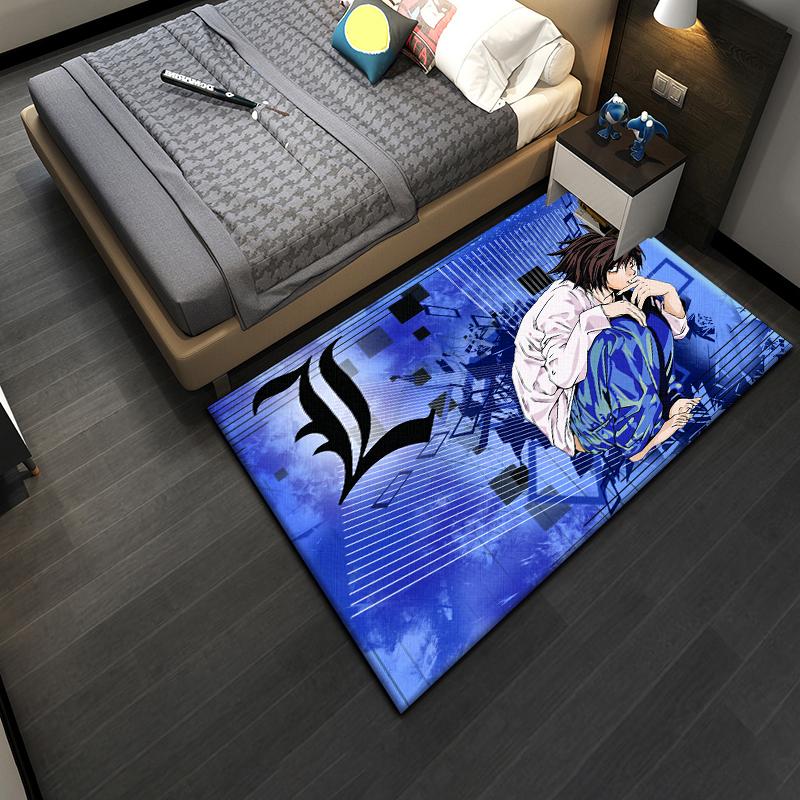 Death Note HD Printed Carpet Living Room Home Decor Sofa Table Rug Anti Slip Chair Cushion Lounge Mat Picnic Camping  Ar