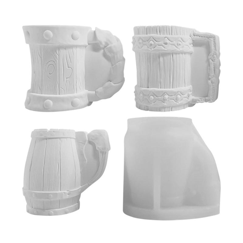 Tasse Blumentopf Silikonform Sukkulenten Pflanzgefäß Vase Form DIY Kristall Epoxidharz Formen Gipsform Handwerk Dekoration