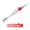 1Pcs /4 Color Squid Jig Lure With Fish Attracting Light Fishing Lures For Outdoor Fishing Activities