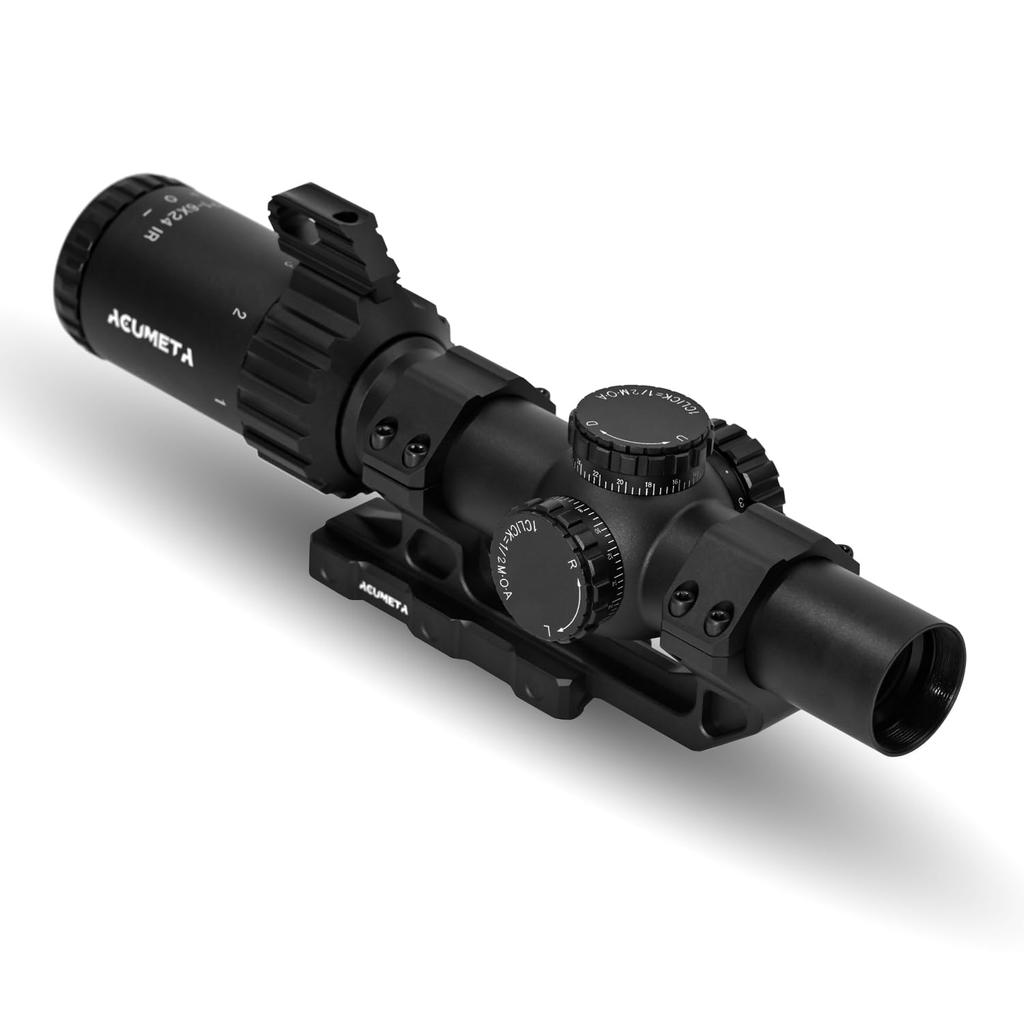 ACUMETA Oculus 1-6X24 FFP Riflescope, 30mm Tube Optic Hunting Riflescope with 20mm Rail Scope Mount