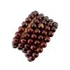 108 Sandalwood Buddhist Beads Bracelet - Fashionable Three-Round Design for Women