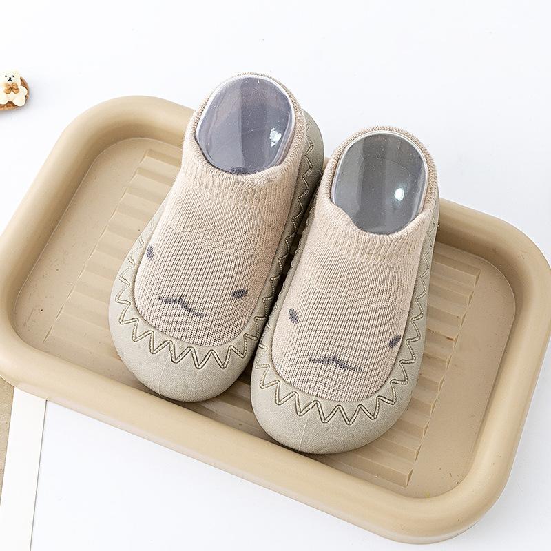 Babysocken Schuhe Atmungsaktiv Erste Schritte Eashi Rutschfest Warm Zehen schützen Outdoor Sneaker Zapatos Kleinkind Junge Schuhe Babyschuhe