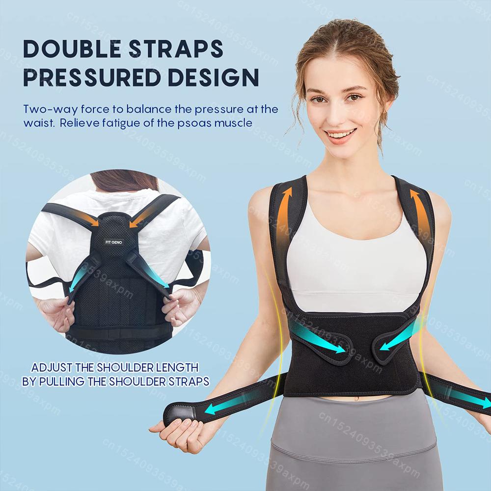 Back Brace Straightener Posture Corrector for Scoliosis Hunchback Correction Back Pain Spine Corrector Support Posture Trainer