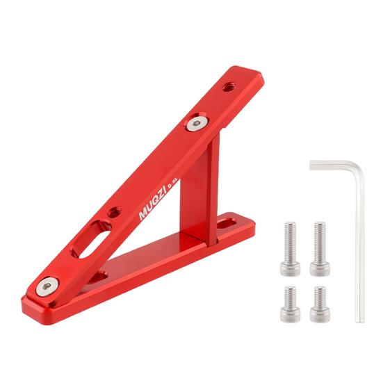Bike Water Bottle Cage Adapter with Wrench Screws Lightweight Aluminum Alloy Mountain Road Bicycle Water Bottle Holder Mount Base Bike Accessories