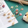 J Stainless Steel Christmas Dessert Spoon & Fork Set with Character Pattern - Festive Stirrer for Coffee & Desserts