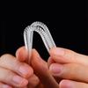 8pcs/Set Ring Size Reducer Tools Spiral Spring Based Rings Adjust Invisible Transparent Tightener Resizing Tool Jewelry Guard