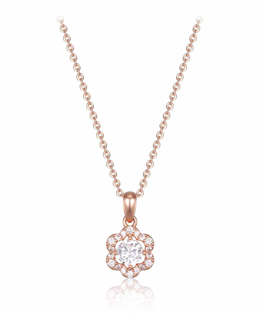 Cranne Flower Line Necklace C24Nb122
