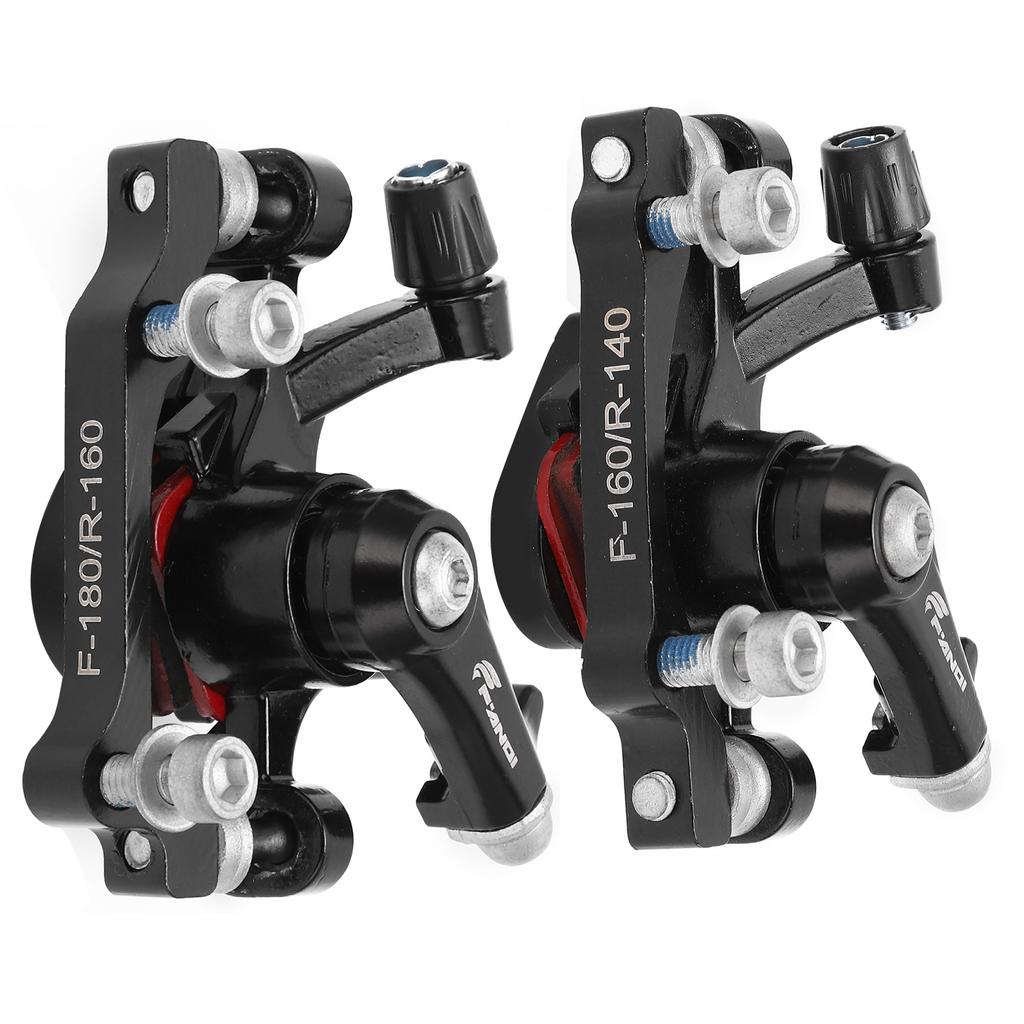 Bicycle Square Front and Rear Disc Brake Calipers Aluminum Alloy Mechanical Bicycle Brake Calipers Brake Components