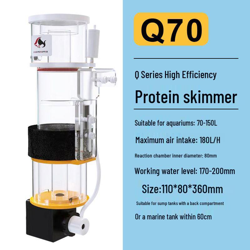 Huichi Q50/Q70 Mini proteinový skimmer a denitrifikátor pro mořská akvária