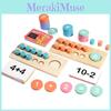 Ten Frame Wooden Abacus Math Learning Toy Kids Early Education Tool Counting