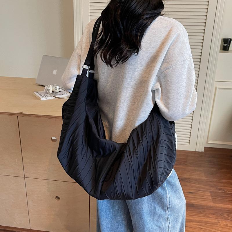 Bag Women's Bag New Lazy Style Casual Versatile Tote Bag Large Capacity Shoulder Bag Oblique Span Bag Cloth Bag