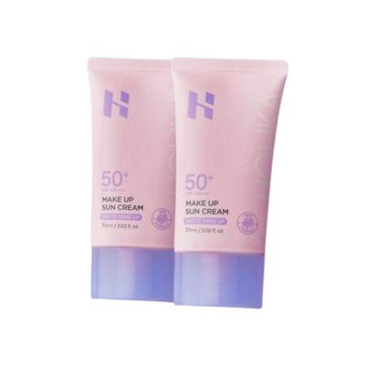 HOLIKA HOLIKA Make-up Sun Cream SPF50 PA+++ 35ml, 2ks – Korejský opalovací krém s vysokou ochranou, lehký, nemastné složení pro podklad pod make-up