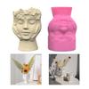 Silicone Vase Moulds Silicone Planter Molds Artistic Human Figure Shape Crafting Molds Art Figure Molds for Flower Vase