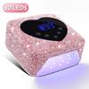 72W Cordless UV Nail Lamp Rechargeable 30 LEDs Nail Dryer UV Light Cabin Professional Nail Art Manicure Tools for Home and Salon