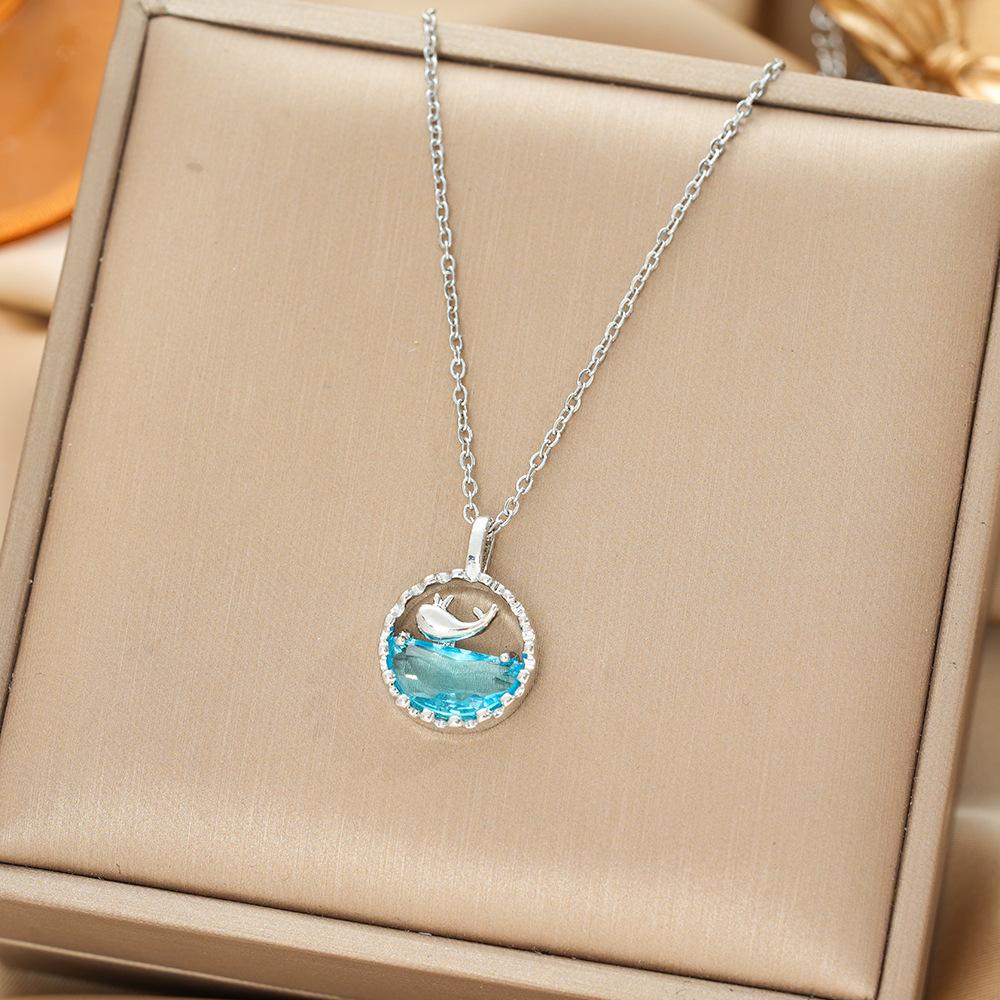 

Titanium Steel Necklace For Women Dainty Collarbone Chain Luxury Minimalist Gift For Best Friend Fade Resistant