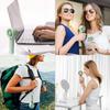 LED-Anzeige 5 Geschwindigkeiten Mini-Ventilator Tragbarer Handheld Mini-Bildschirmanzeige Turbo-Ventilator USB wiederaufladbarer Kühler Ventilator
