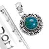 925 Sterling Silver Pendant Women Gemstone Handmade Jewelry Birthday Gift Amazonite Angelite Blue Opal Botswana Agate Mohave Azurite Chrysocolla