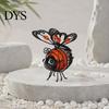 Solar Powered Outdoor Bee Lights Garden Light, Solar-Powered Metal Lantern, Waterproof Pastoral Style Backyard Illumination Hanging Light for