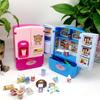 Kids' Double Door Refrigerator Playset for Girls, Ages 3-6 - Pretend Kitchen Cooking Educational Toy