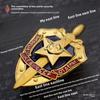 Eastern Front Replica Soviet Shield KGB Medal CCCP Stalin Leningrad Shield