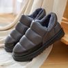 Mode Dames Winter Sneeuwlaarzen 2024 Koppels Binnenhuis Heren Platform Katoenen Schoenen Platte Pantoffels Waterdicht Warm Dik Pluche Enkellaarsjes