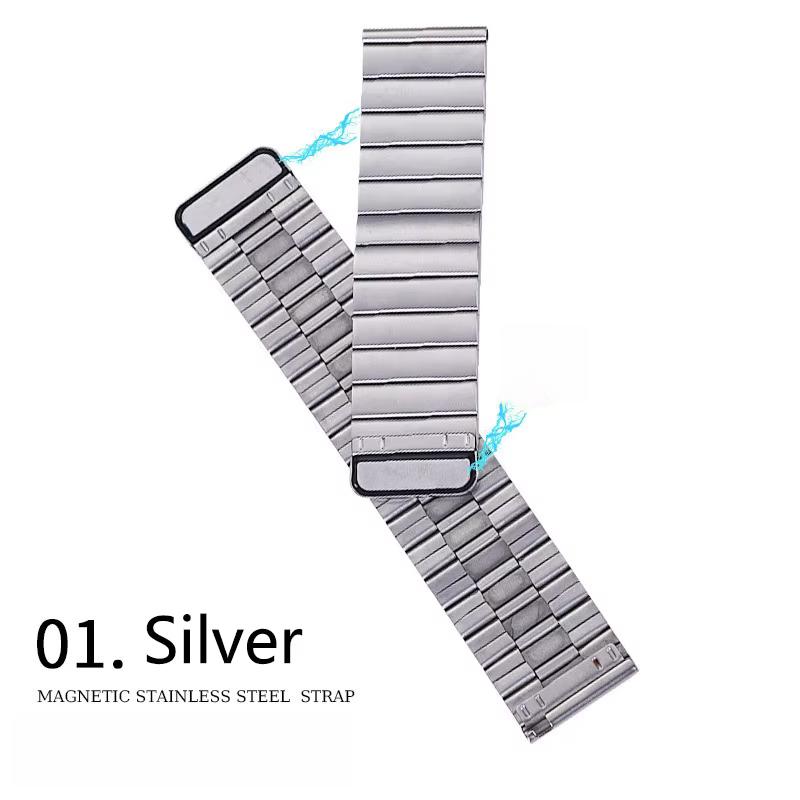 Stainless Steel Magnetic Band for Apple Watch Band S10 38/40/41/42mm S1-9 42/44/45/46/49mm Watchband