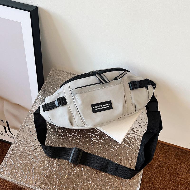 

Трендовая брендовая спортивная сумка-мессенджер ins 2025 весна новая на плечо сумка-мессенджер для велоспорта на открытом воздухе нагрудная сумка поясная сумка кошелек для мелочи серый