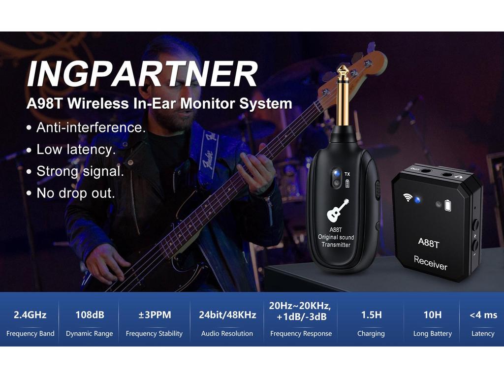A88T Wireless In-Ear Monitor (IEM) System